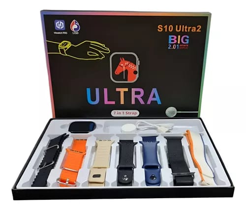 Reloj inteligente S10 Ultra + 7 correas